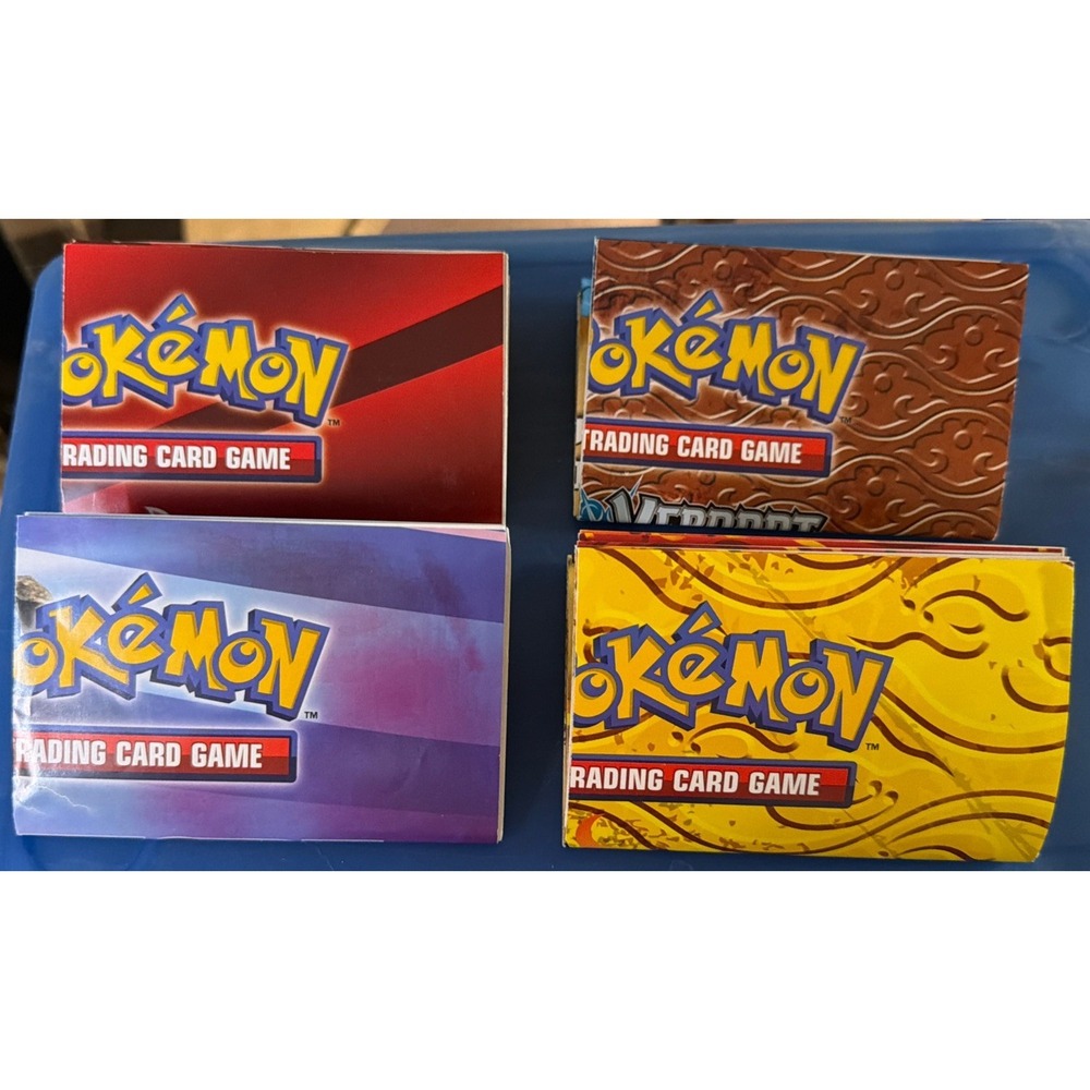 FOUR Pokémon Nightfall, Retort, Verdant Frost, & Ignition Themed‎ PLAYMATS New